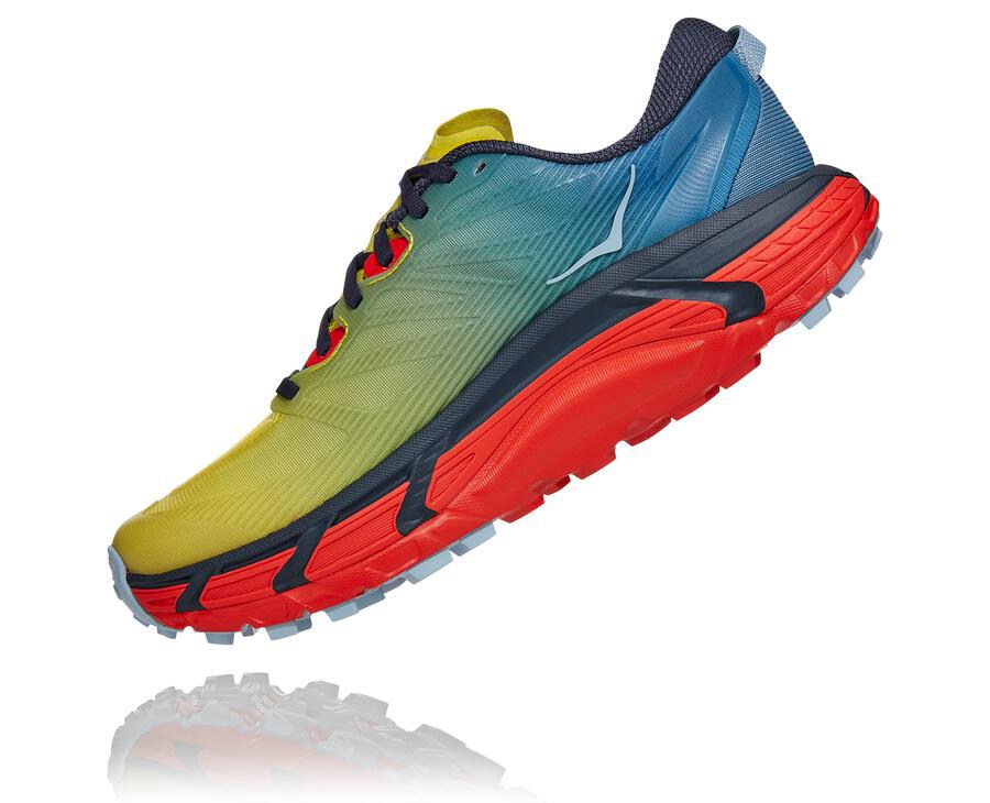 Hoka One One Trainers Mens Blue - Mafate Speed 3 - 96573CLRY